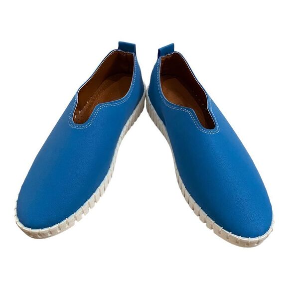 UNITY IN DIVERSITY Seamless Women's Slip-On Blue Comfy Loafers Sneakers NEW 38 - Picture 3 of 7